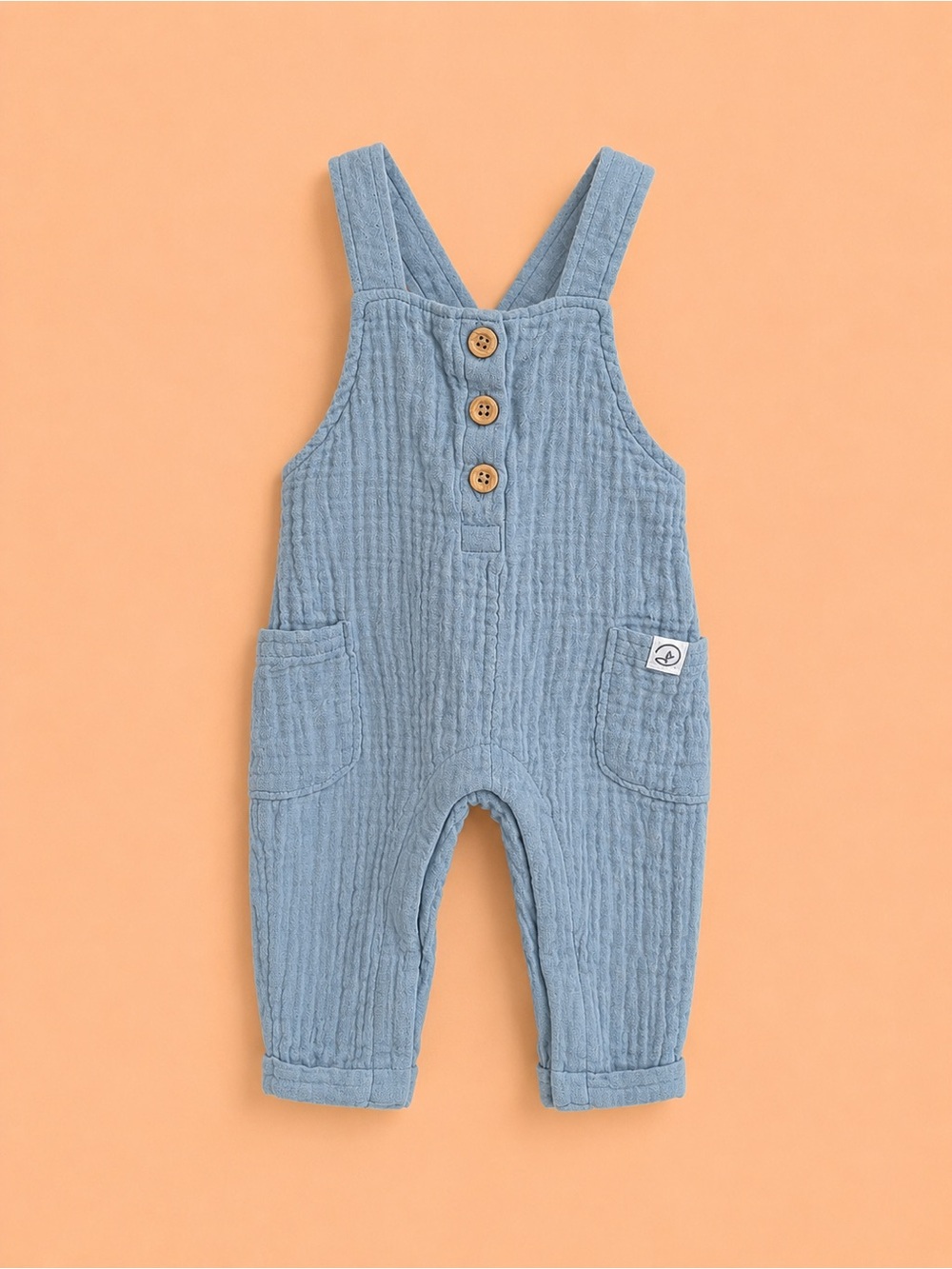 🐻 LITTLE PLANET ORGANIC MUSLIN OVERALLS
